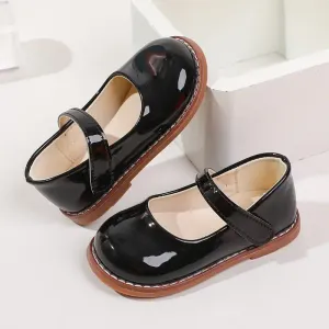 Chaussures Mary Jane classiques mignonnes de couleur unie pour filles