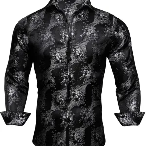 chemise-a-fleurs-jacquard-tendance-pour-homme-tissu-en-polyester-non-e