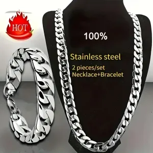 Ensemble de bijoux pour hommes 2 pièces/ensemble