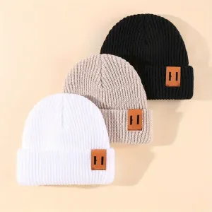 Lot de 3 bonnets tricotés Mark adaptés pour garder au chaud