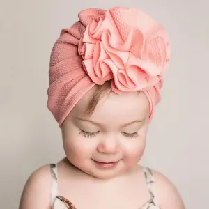 Chapeau de fleur, chapeau rond en forme de fleur de grain de maïs