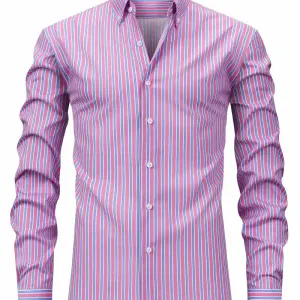 chemise-boutonnee-a-manches-longues-rayee-bleu-aqua-pour-homme-2