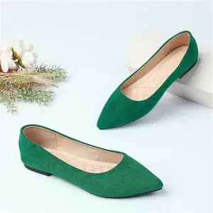 elegantes-ballerines-vertes-a-bout-pointu-pour-femme