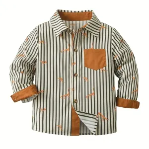 chemises-a-rayures-a-imprime-dinosaure-pour-garcons-hauts-a-manches-lo