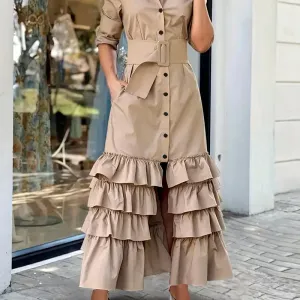 robe-tunique-decontractee-en-polyester-pour-femme-avec-ourlet-a-vola