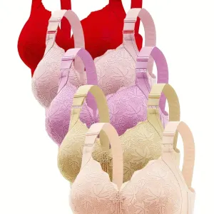 Lot de 5 soutiens-gorge à bonnets pleins EssElegance de style mature