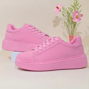 baskets-minimalistes-de-couleur-unie-pour-femme