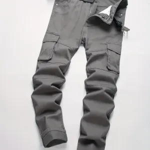 jean-slim-droit-gris-fonce-avec-poches-laterales-pour-garcons-adolesce