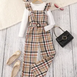 Tenues d'extérieur pour filles 4 pièces Pull uni