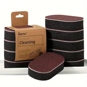 Lot de 4/8 éponges de nettoyage en polyuréthane haute densité