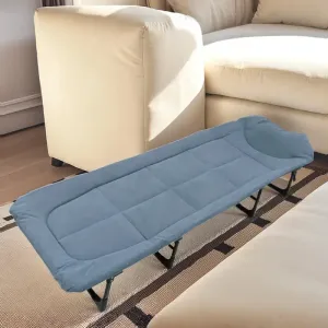 Fauteuil inclinable à dossier réglable avec matelas et oreiller confortables