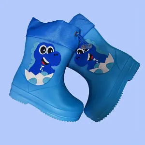 Bottes de pluie pour jeunes dinosaures de dessin animé