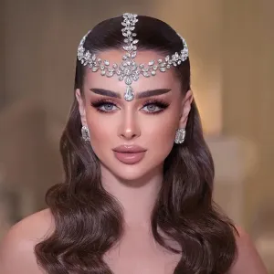 Petits strass en forme de goutte, des accessoires pour cheveux tissés à la main