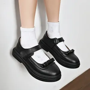 Mocassins tendance et élégants à nœud papillon pour filles