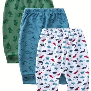Ensemble de 3 pièces pour bébé garçon avec pantalon en coton