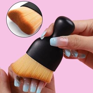 Brosse de Nettoyage noire pour Nail Art- Brosse pour enlever la poussière et la poudre