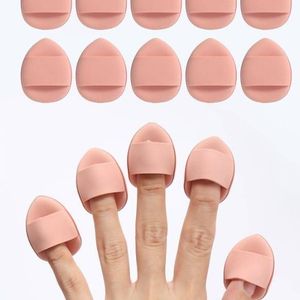 10 Pièces Mini éponge de Maquillage Pour les Doigts