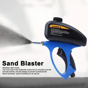 Pistolet à sable portable 1 pièce | Pistolet de sablage pneumatique portable