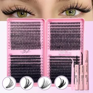 Kit d'extensions de cils DIY 800/280/200 pièces