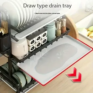 etagerederangementdecuisineatroisniveauxenacierinoxydableavecsystemede