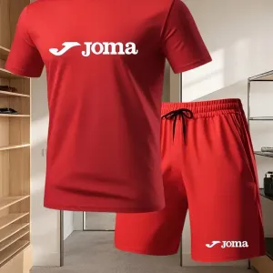 Ensemble t-shirt et short de sport décontracté à manches courtes pour homme