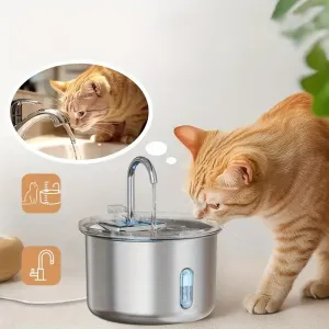 Distributeur d'eau automatique PLAY PETTY avec fenêtre transparente et niveau d'eau visible