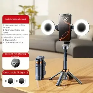 minipercheaselfiesansfilhautdegammeavec1ou2anneauxlumineuxledreglables
