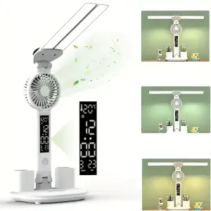 lampedebureauintelligenteavecventilateuretportestylocommandetactileusb