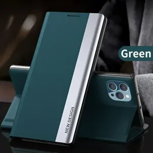 Coque de téléphone professionnelle antichoc de luxe avec support intégré, compatible avec les iPhone
