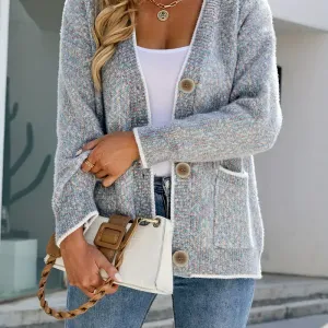 pullsimpleboutonnagepourfemmeelegantetdecontracte