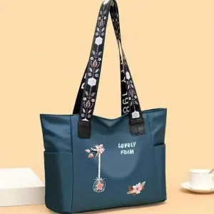 Sac fourre-tout chic en tissu Oxford pour femme