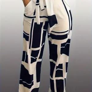 pantalondroitcolorblockpourfemme