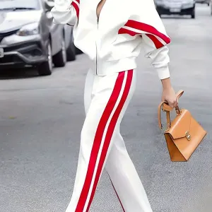 ensembledeuxpiecesvesteamancheslonguesaveccolmontant