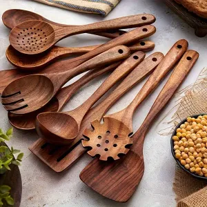 batteriedecuisine10piecesenboisdechenedequalitesuperieure