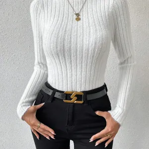 pullcoteleamancheslonguesetcolmontantpourfemme