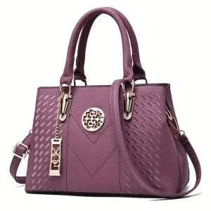 Sac cartable classique à poignée supérieure, sac tendance en PU