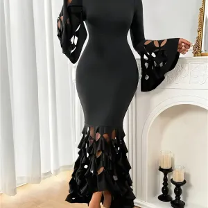 robedesoireeelegantenoirepourfemme