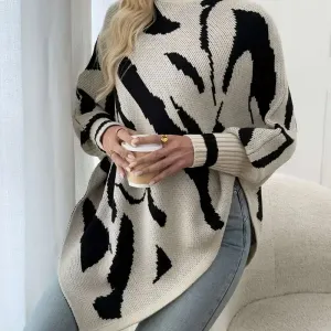 pulldecontracteamancheschauvesouriscontrasteespourfemme