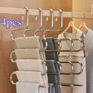 lotde4cintresmulticouchesenacierinoxydablepourpantalons
