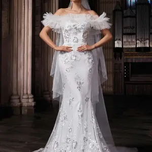eleganterobedemarieesireneabroderieflorale