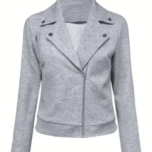 vestedecontracteechicgriseamotifsgeometriquespourfemme