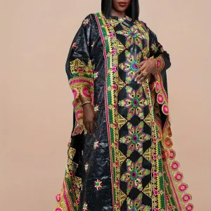 robebouboutraditionnelleafricaineenbazinrichepourfemme