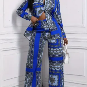 ensembledeuxpieceschemiseimprimeetendance