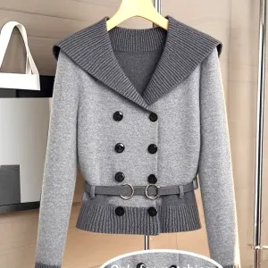 cardigangrisamancheslonguespourfemme