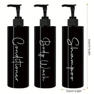 Lot de 3 - Flacons distributeurs rechargeables GAONLY 473ml