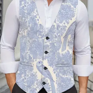 giletelegantacolenvetimprimefloral