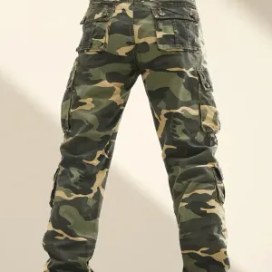 pantaloncargocamouflagerobustepourhomme