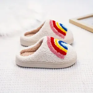 Chaussons d'hiver en peluche pour enfants