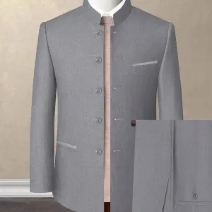 ensembleelegantpourhommeacolchinoisclassiqueetmotifcolorblock