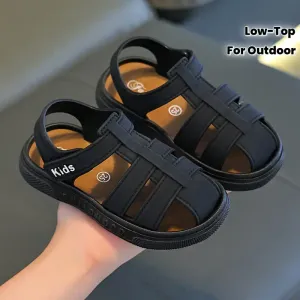 Sandales basses à fermeture pour garçon